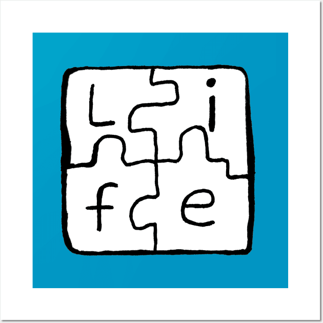 Life is a puzzle Wall Art by IanWylie87